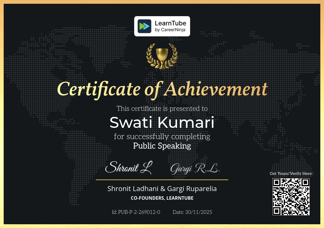 Certificate Title